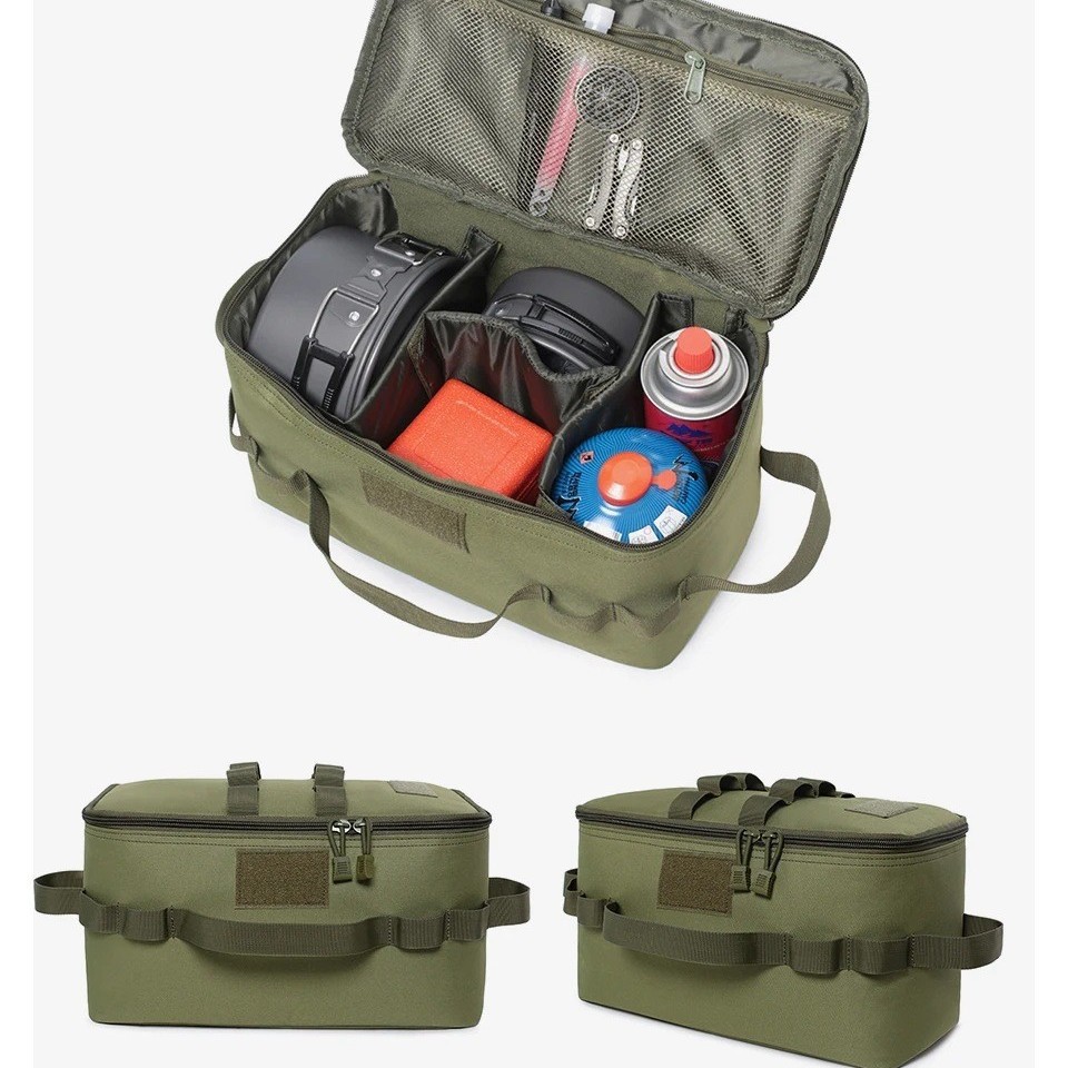 Camping Outdoor Cooking Set - Saco de armazenamento de tanque de