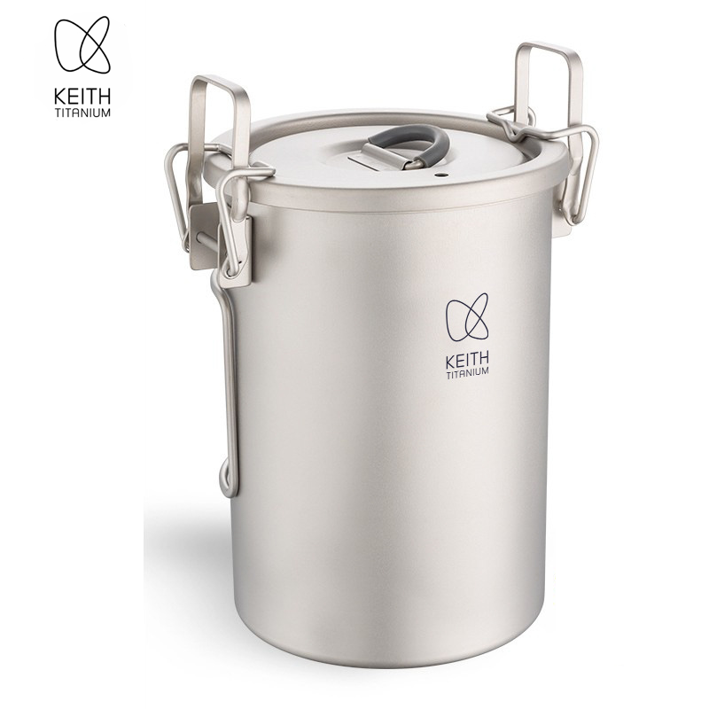 Camping Cooking Kettle - Panela de Arroz KEITH em Titânio