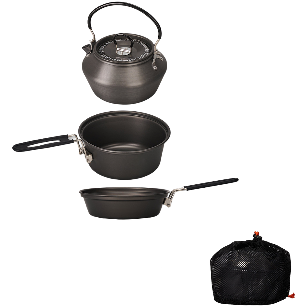Camping Cooking Kettle - Conjunto de panelas de acampamento em