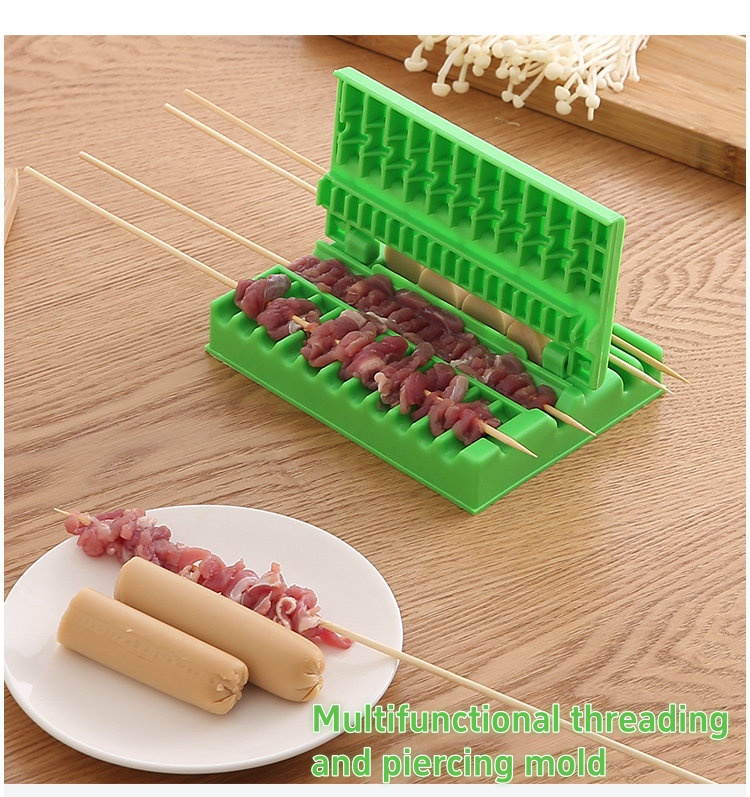 Camping Cooking Vegetables - Utensílio de Plástico para Preparar Espetos