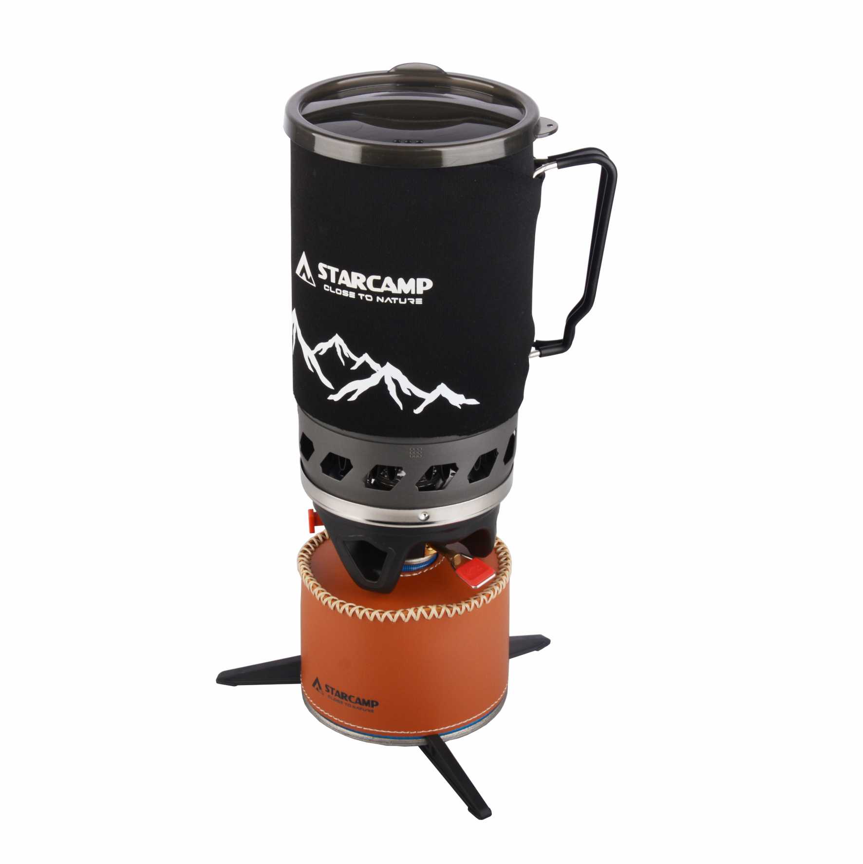 Camping Cooking Equipment Gas - STARCAMP 1400ml Outdoor Fastboil Jet Cooker