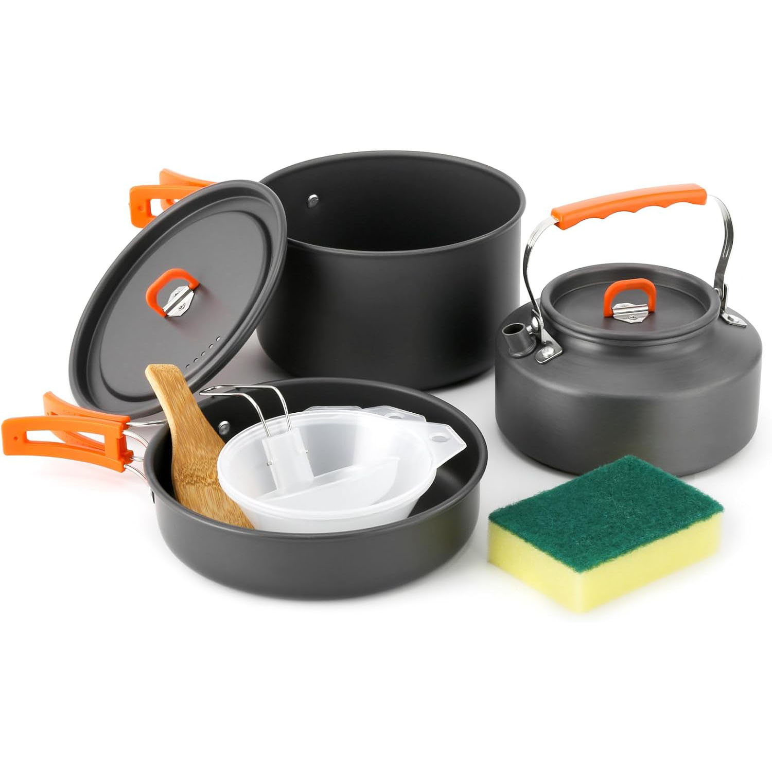 Camping Cooking Top - Conjunto de Utensílios de Cozinha para