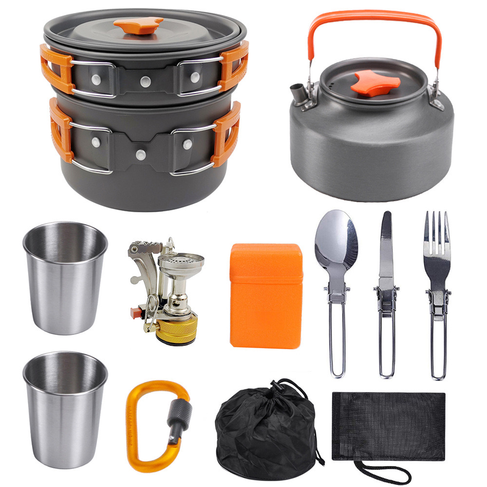 Camping Cooking Vegetables - Conjunto de cozinha para acampamento ao