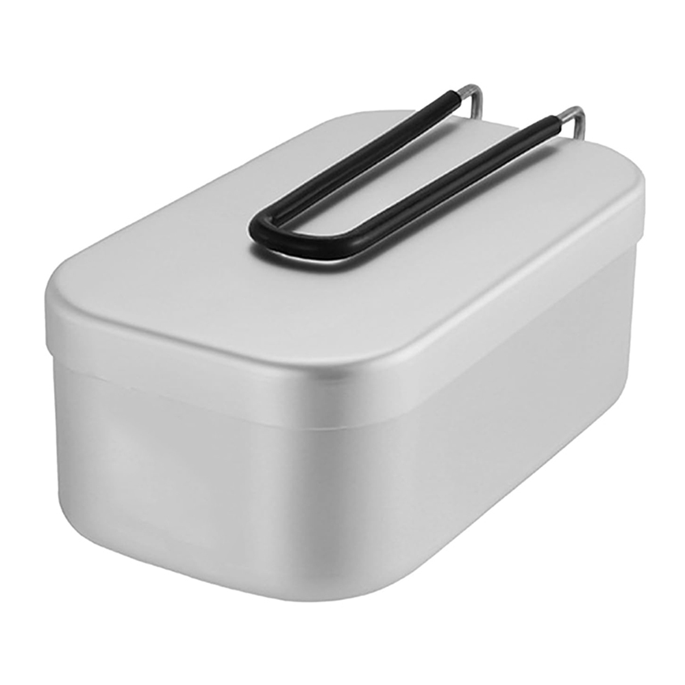 Camping Outdoor Cooking Set - Lancheiras de alumínio 800ml, panelas para