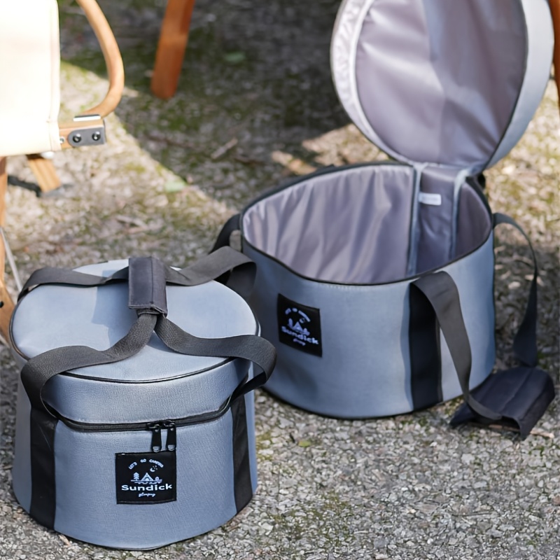 Camping Outdoor Cooking Set - Balde de Armazenamento para Utensílios de