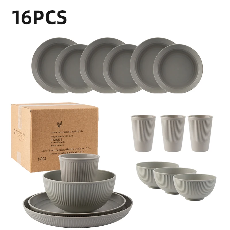 Camping Cooking And Eating Set - 16 pçs conjuntos de talheres de