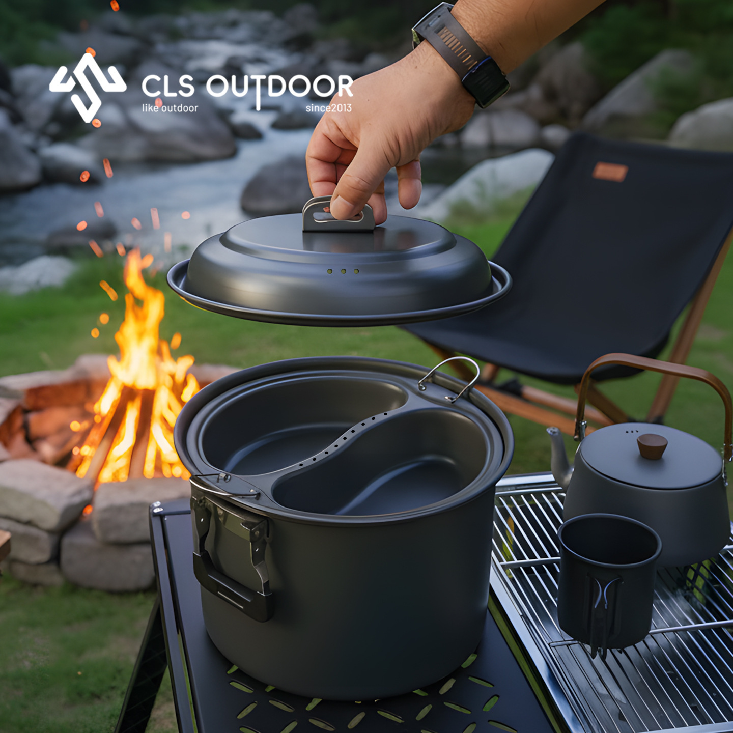 Conjunto de Panela de Coziment - Camping Cooking Set Large avaliação e preço
