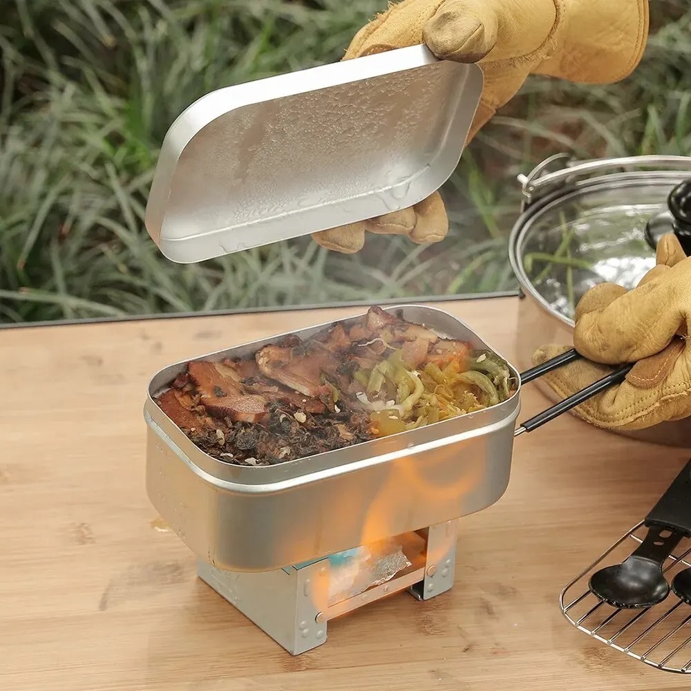 Utensílios de Mesa Ultraleves  - Camping Outdoor Cooking Set avaliação e preço