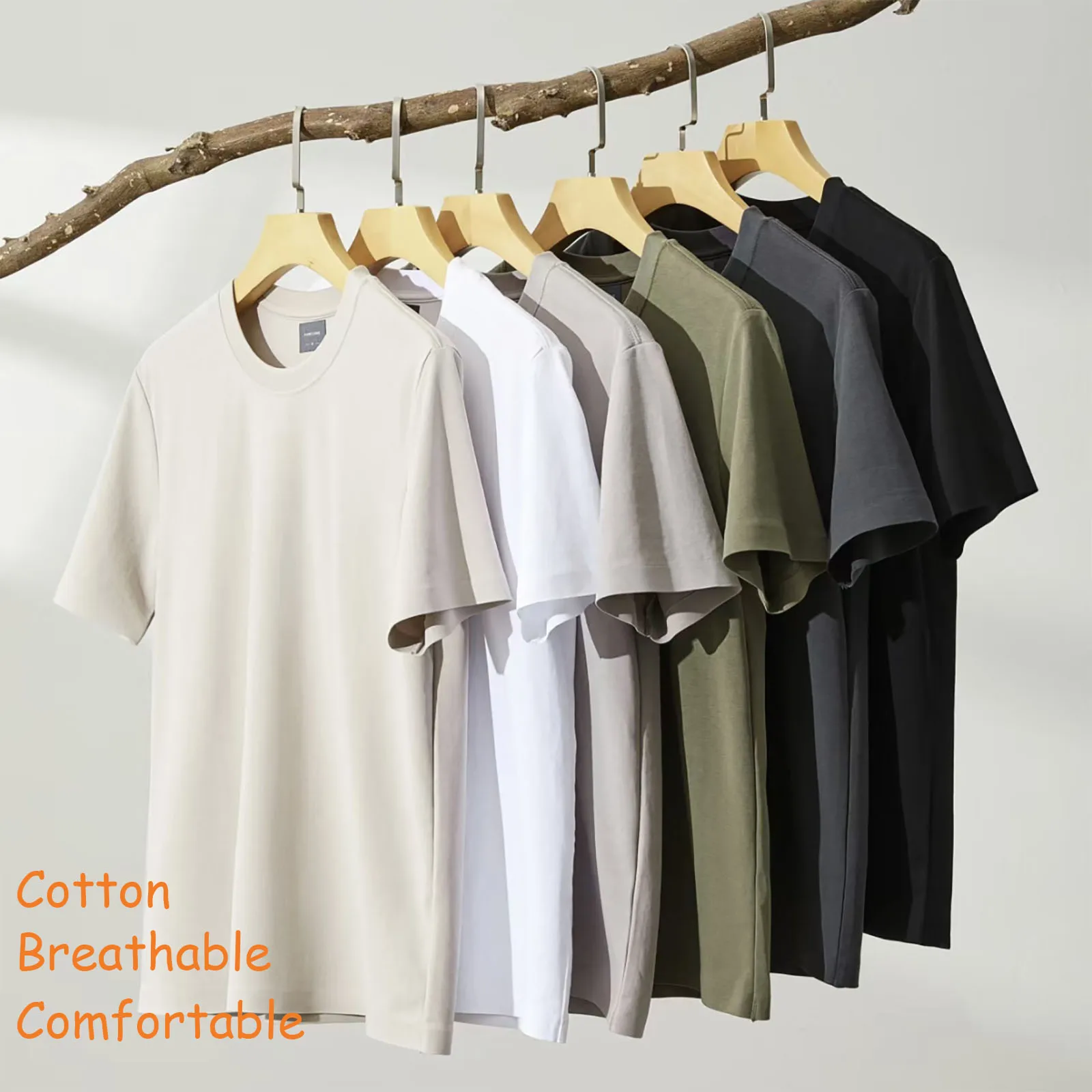 Camiseta masculina de algodão  - Camping Cooking Top avaliação e preço