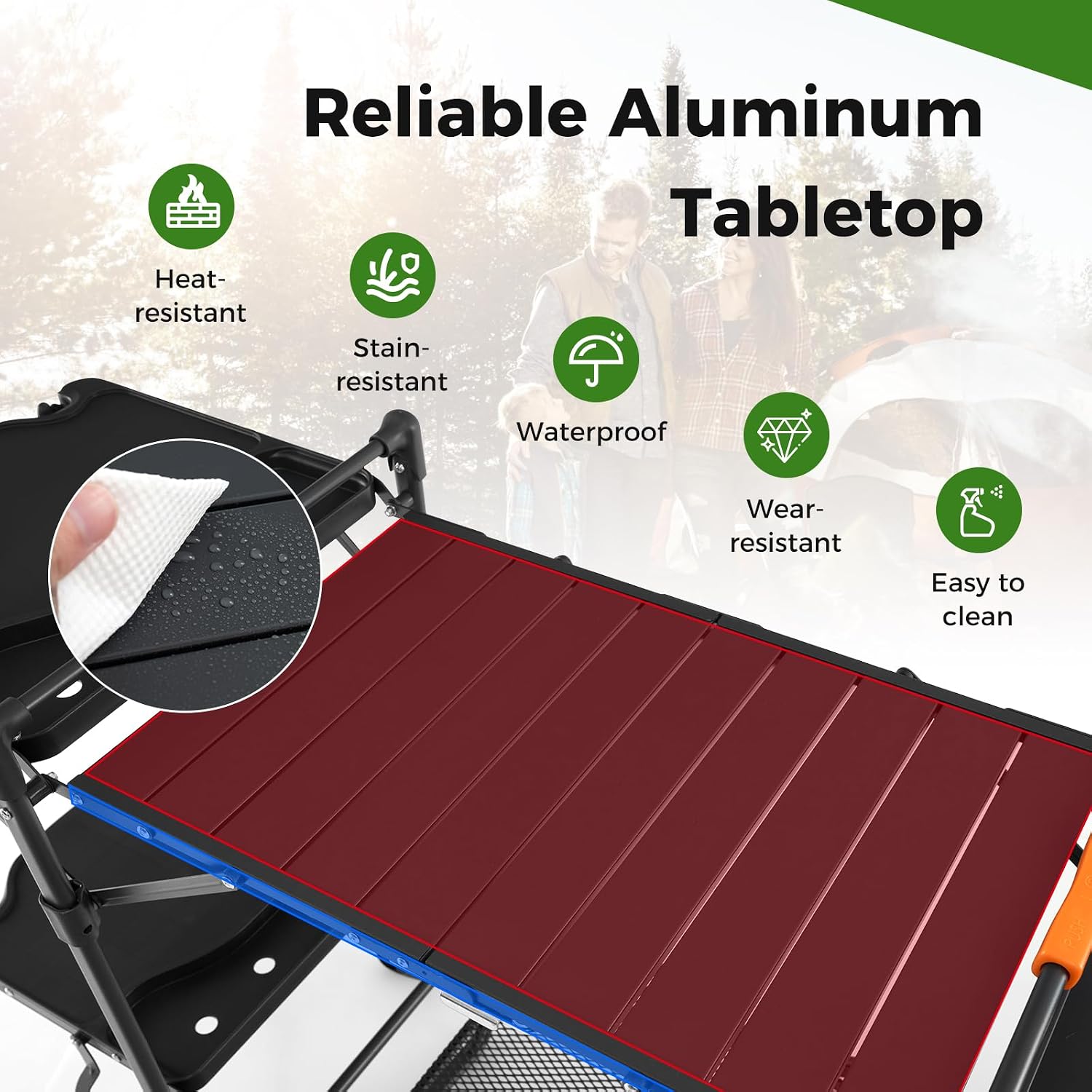 Mesa de Cozinha Portátil para  - Camping Cooking Top avaliação e preço