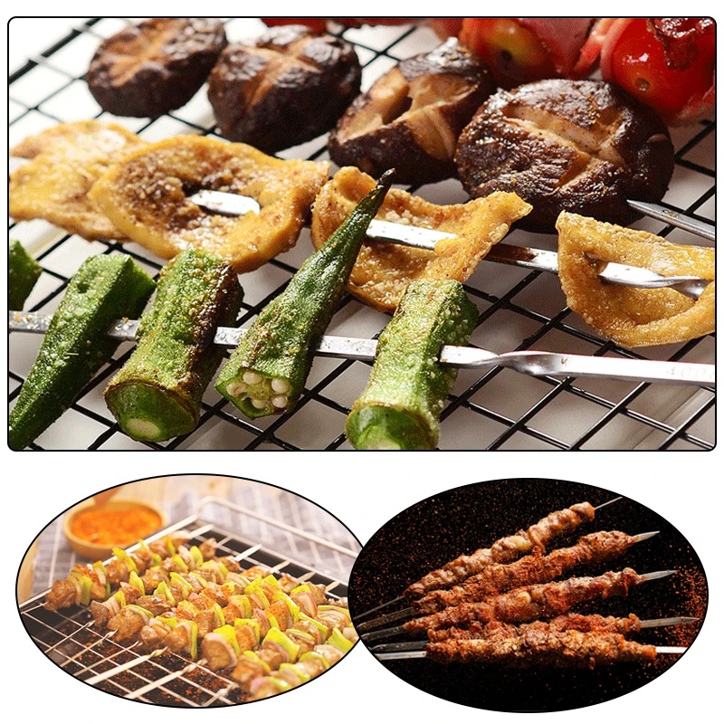 10/30 Peças de Espetos de Chur - Camping Cooking Candle avaliação e preço