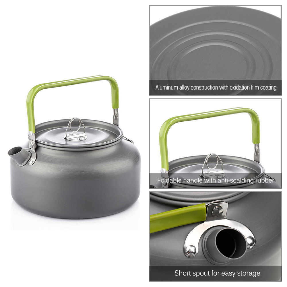 Chaleira de água portátil ao a - Camping Cooking Kettle avaliação e preço
