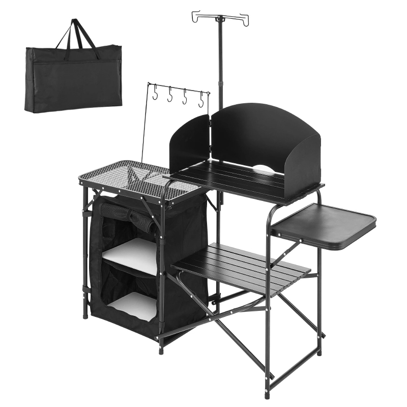 Mesa de Cozinha para Camping D - Camping Cooking Cupboard avaliação e preço
