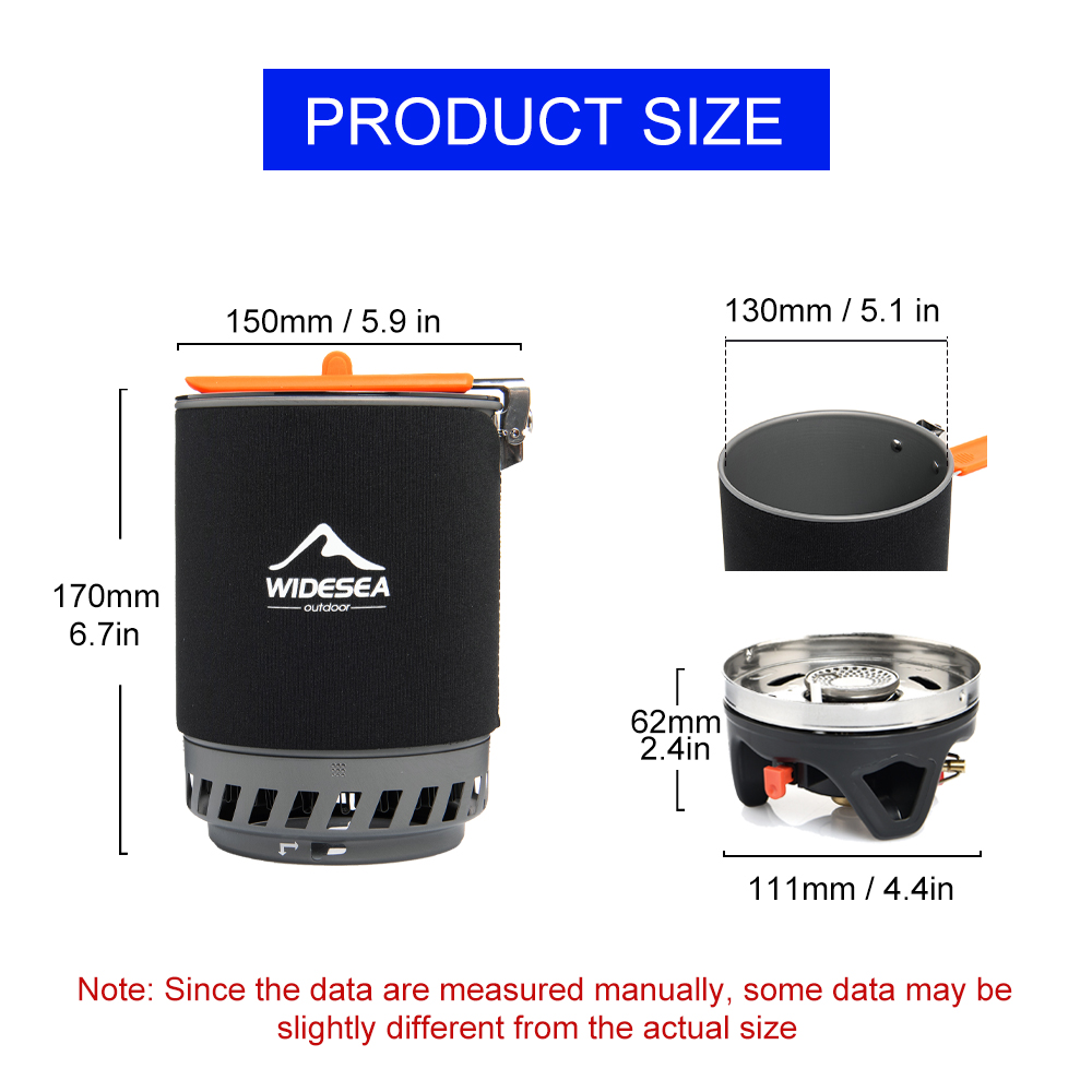 Widesea acampamento sistema de - Camping Outdoor Cooking Set avaliação e preço