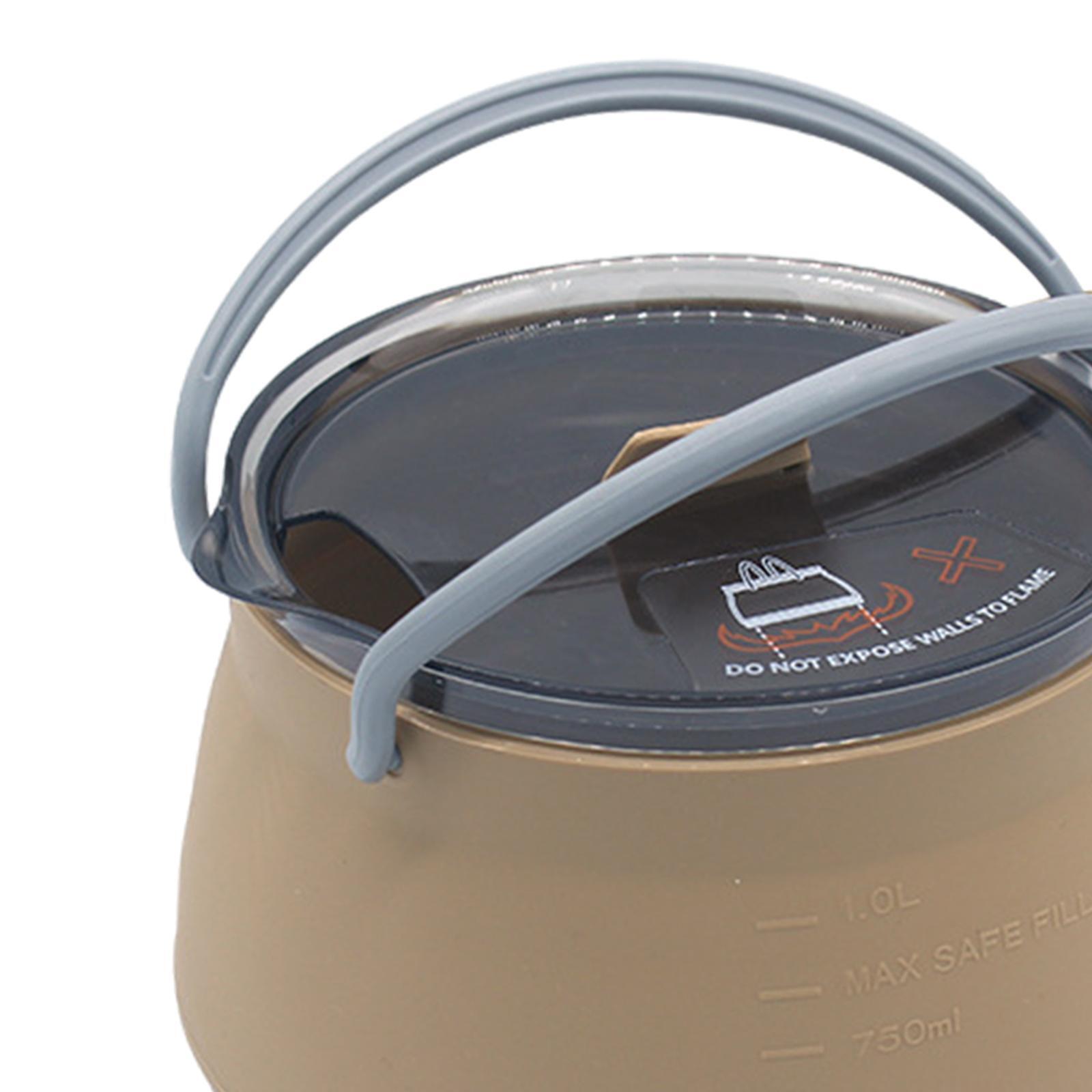Panela de Cozimento de Silicon - Camping Cooking Kettle avaliação e preço
