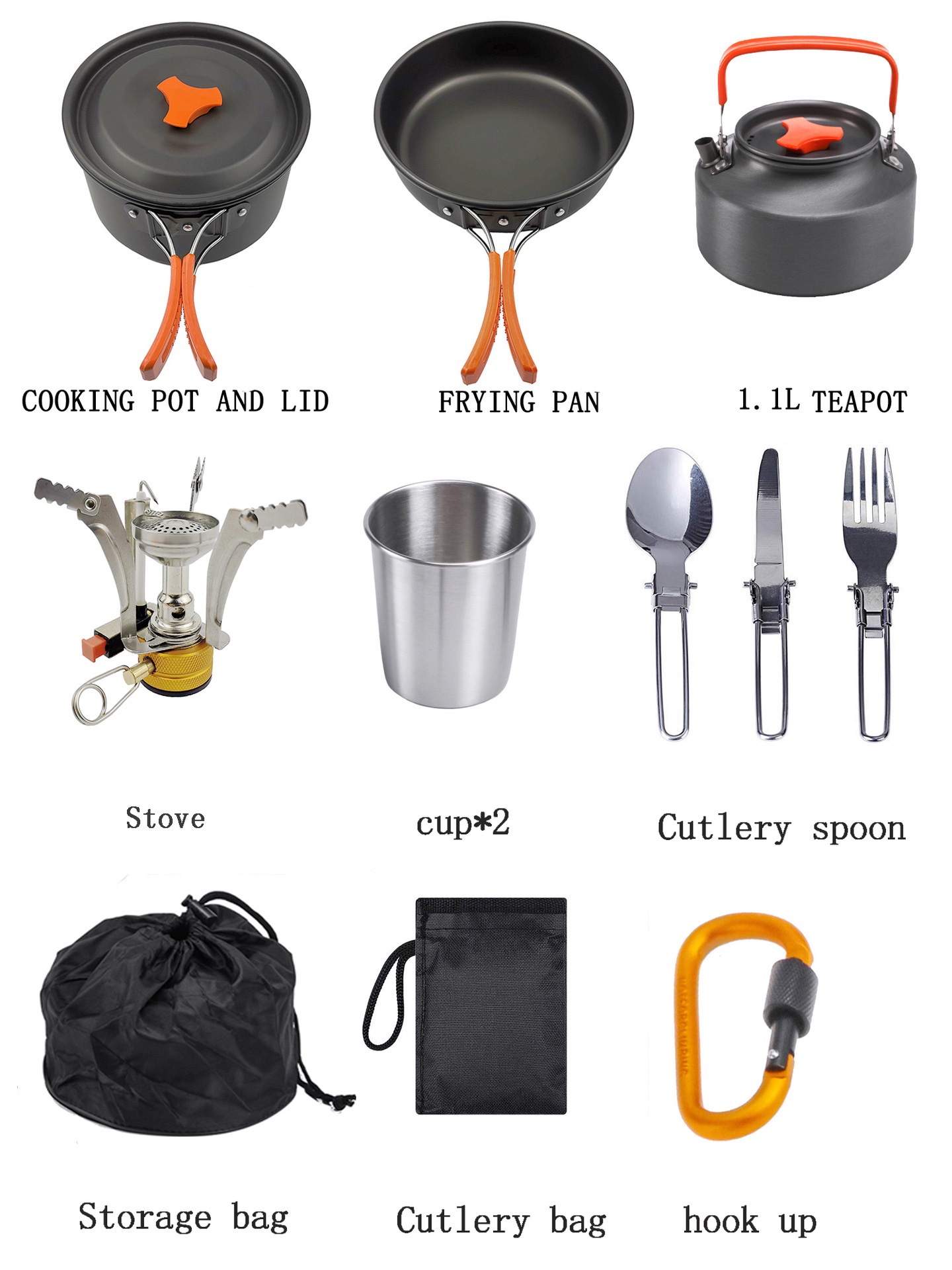 Conjunto de cozinha para acamp - Camping Cooking Vegetables avaliação e preço