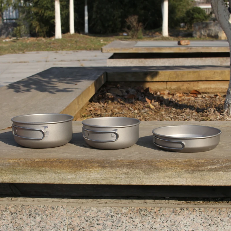 Keith-Titanium Cookware Set co - Camping Outdoor Cooking Set avaliação e preço
