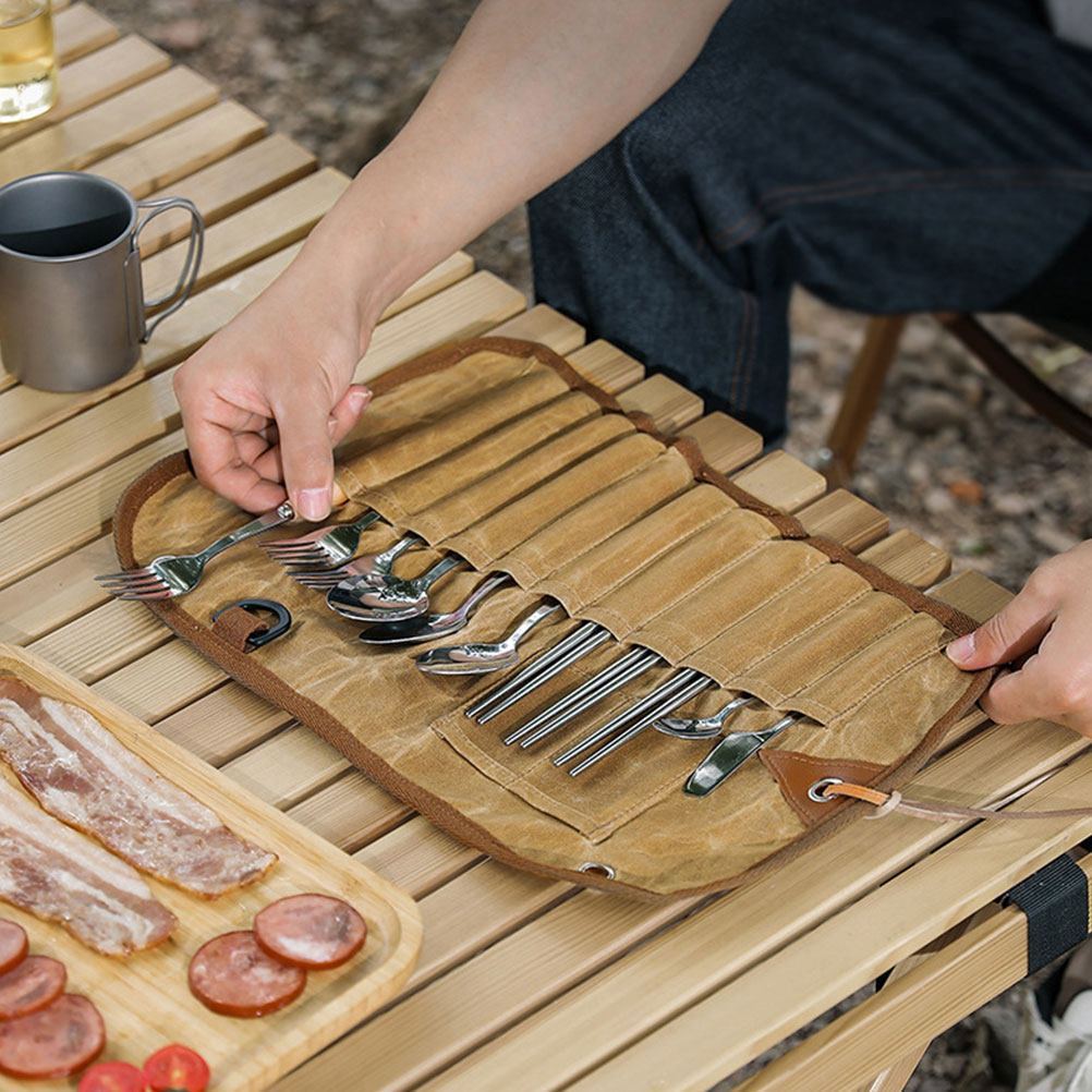 Bolsa de Armazenamento de Uten - Camping Cooking Utensil Roll avaliação e preço