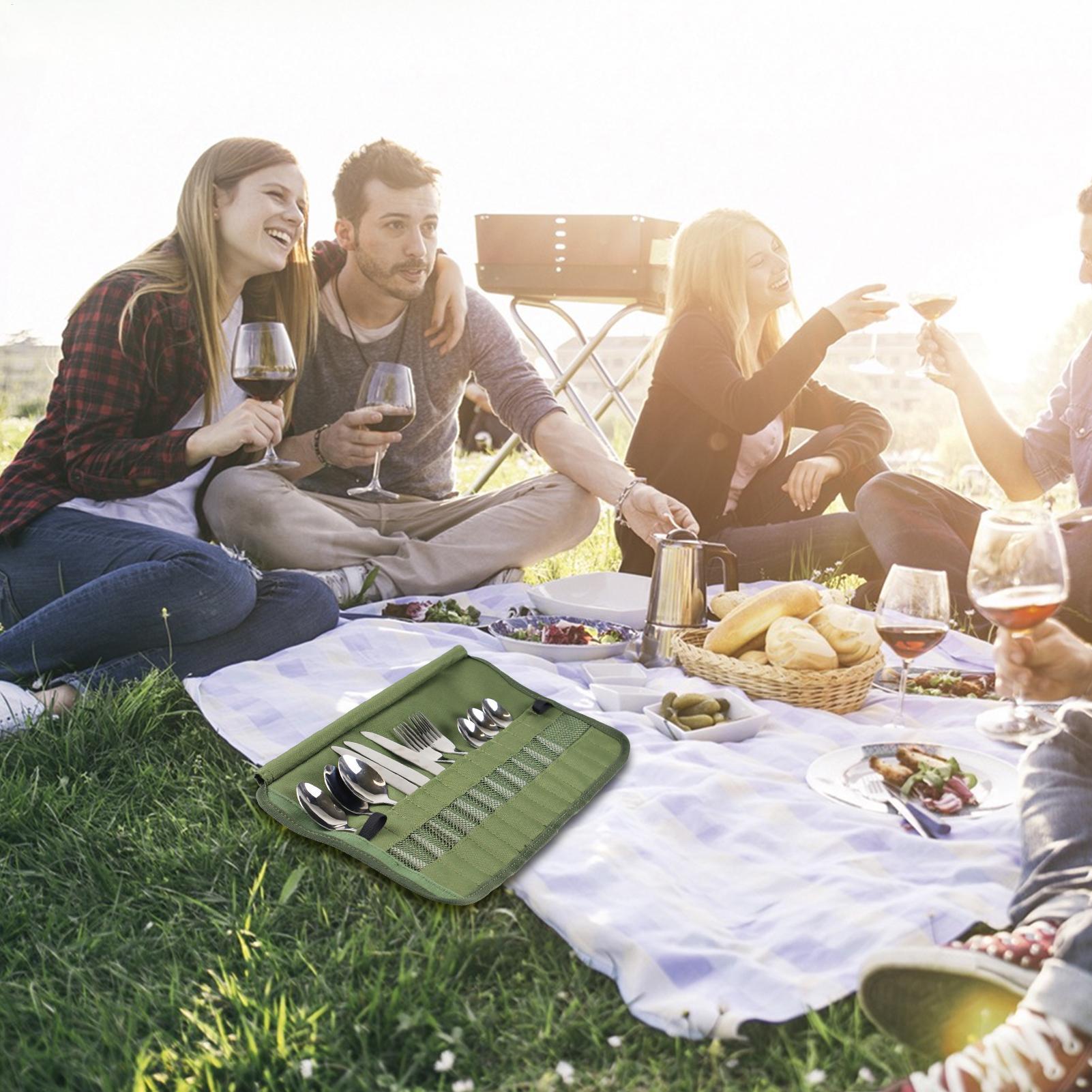 Bolsa de armazenamento para ut - Camping Cooking Utensil Roll avaliação e preço