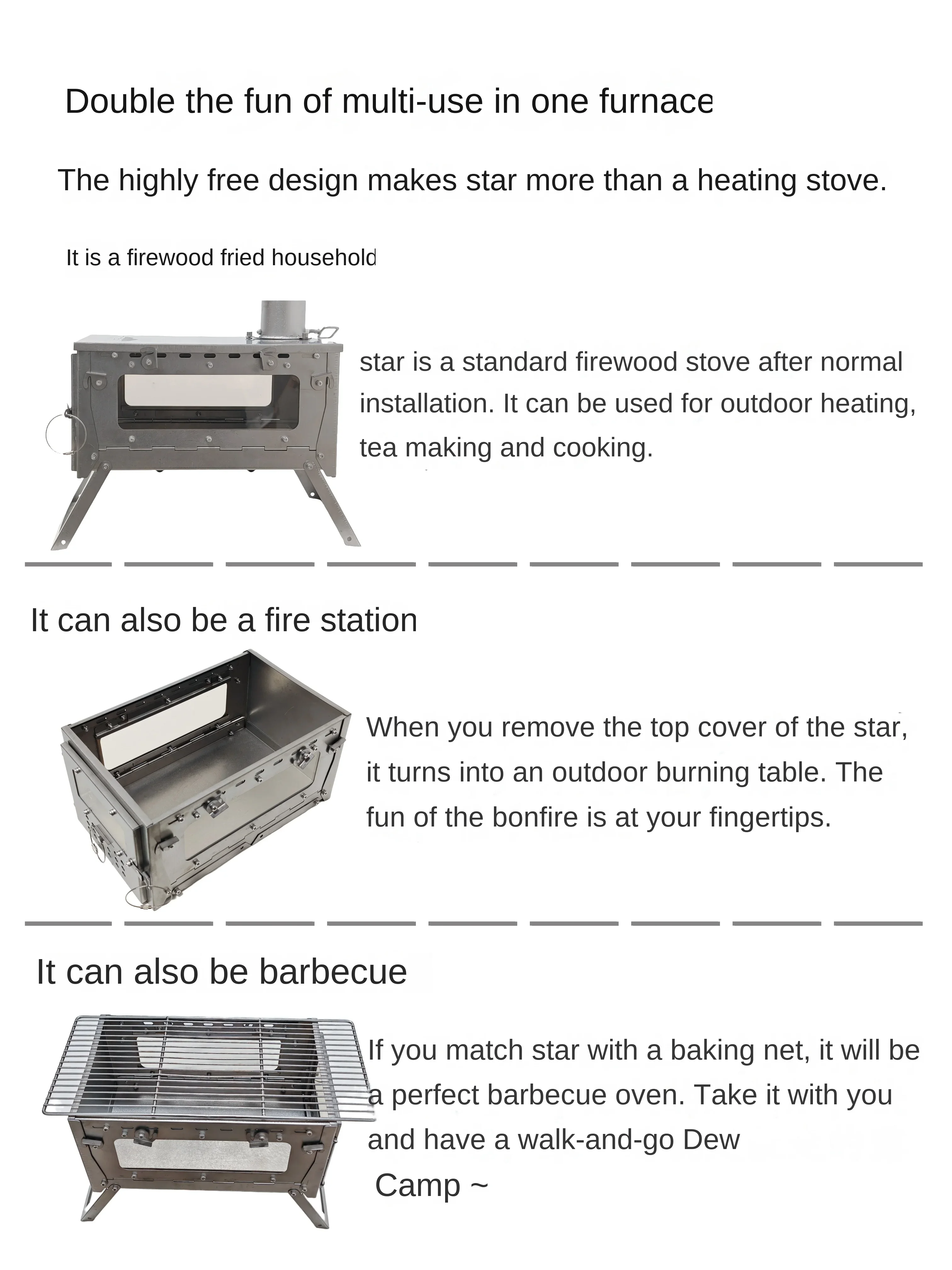 WT Star Ti Liga de Titânio Dob - Camping Cooking Equipment Gas avaliação e preço