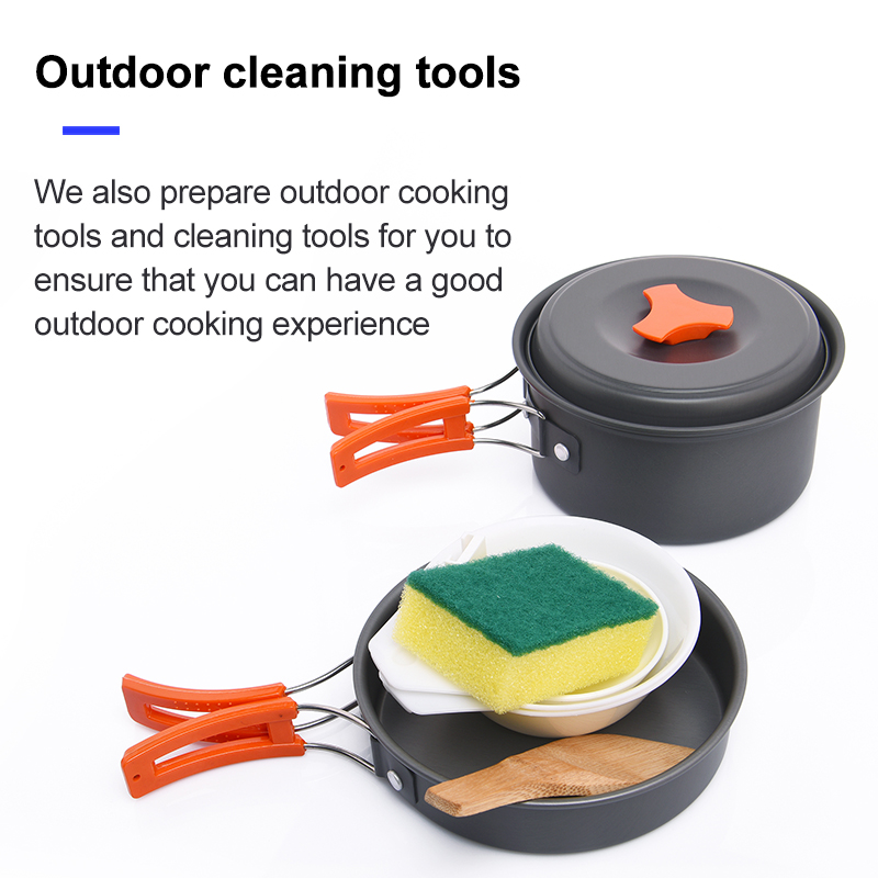 Widesea conjunto de panelas pa - Camping Cooking And Eating Set avaliação e preço