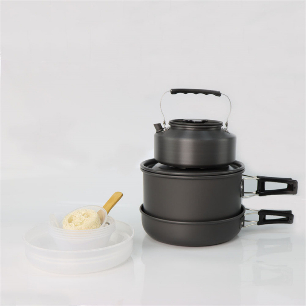 Conjunto de cozinha grande par - Camping Cooking Set Large avaliação e preço