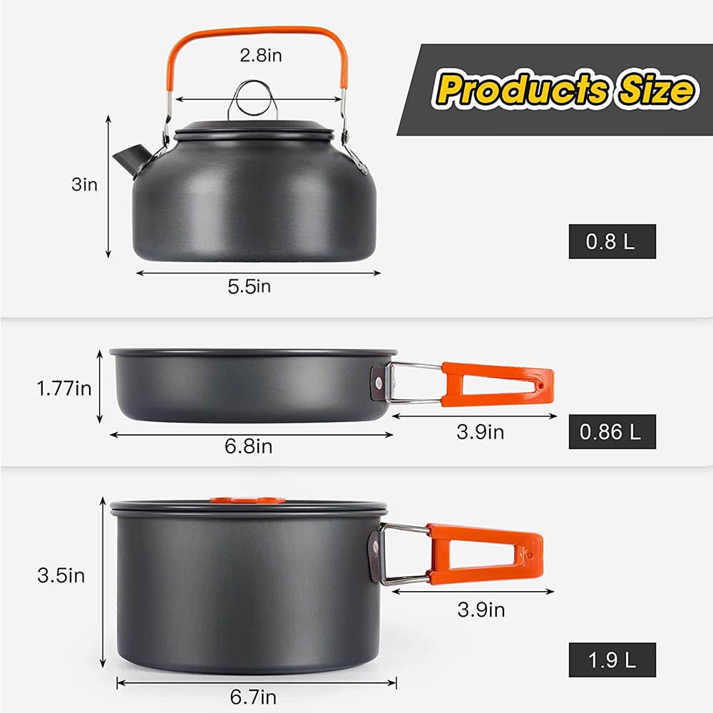 Conjunto de Cozinha para Campi - Camping Cooking Vegetables avaliação e preço
