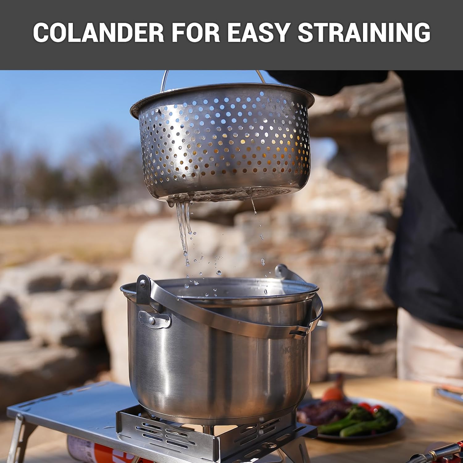 Conjunto de Utensílios de Cozi - Camping Cooking Kettle avaliação e preço