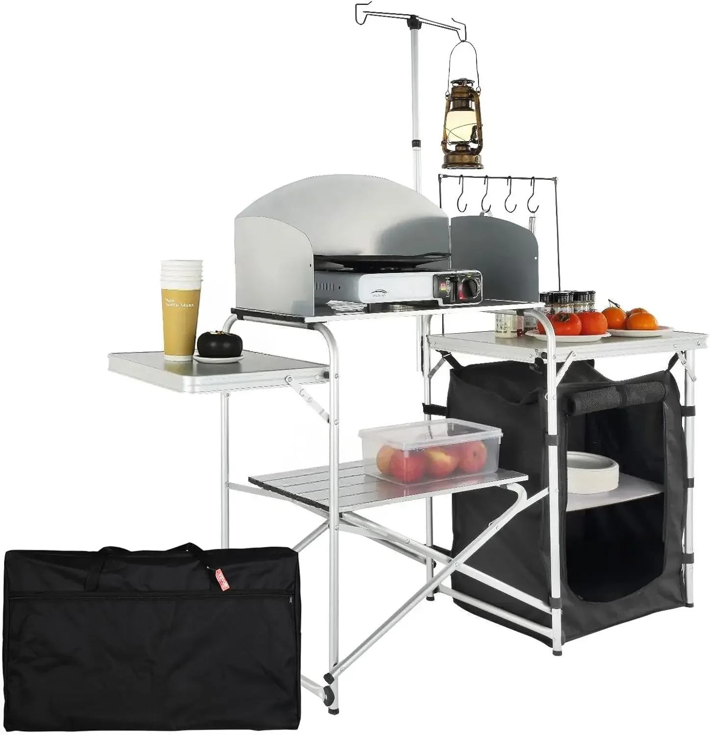 Mesa de Cozinha para Camping,  - Camping Cooking Cupboard avaliação e preço
