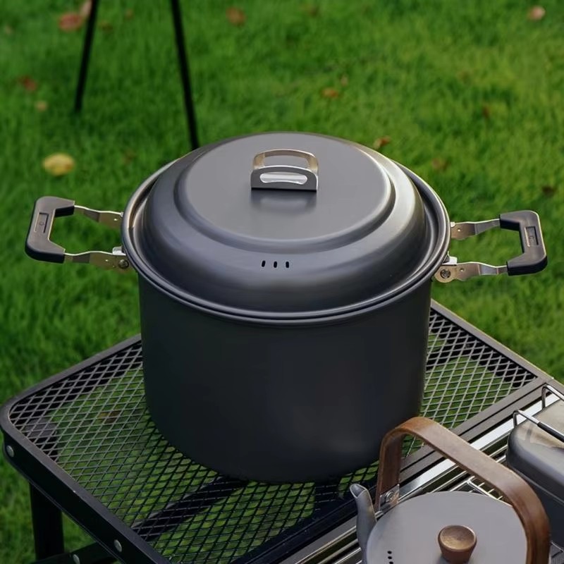 Conjunto de Utensílios de Cozi - Camping Cooking Set Large avaliação e preço