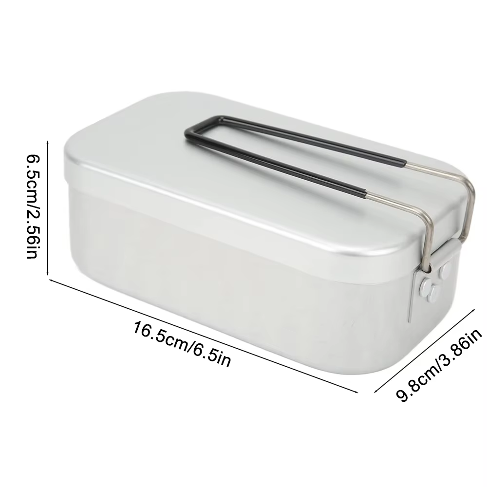 Alça dobrável da caixa de bent - Camping Outdoor Cooking Set avaliação e preço
