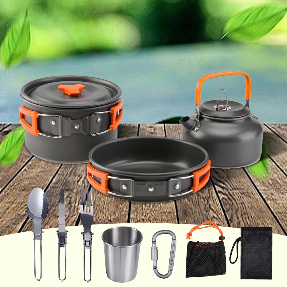 Kit de Utensílios de Cozinha p - Camping Outdoor Cooking Set avaliação e preço