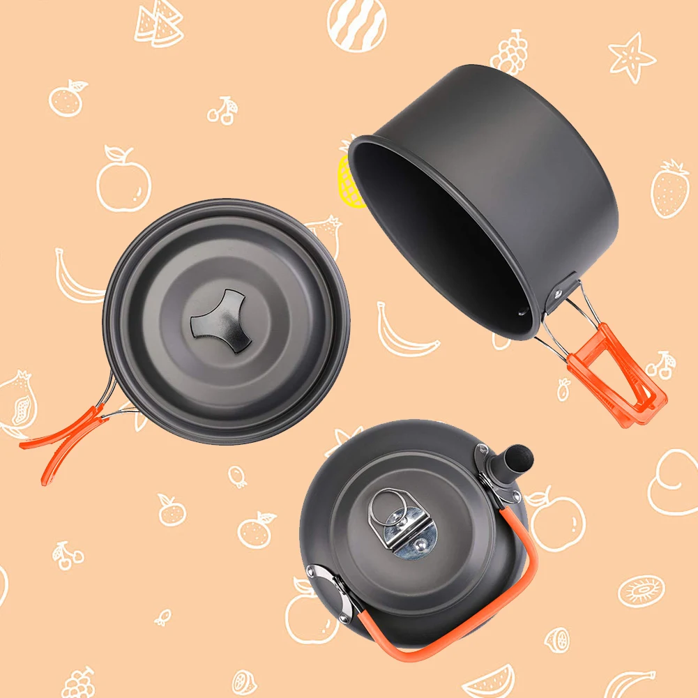 Kit de Utensílios de Cozinha p - Camping Outdoor Cooking Set avaliação e preço