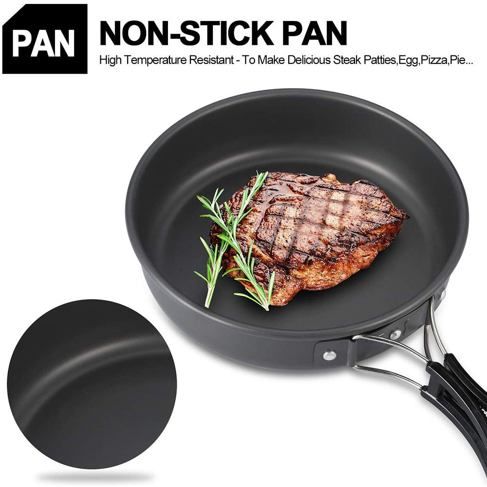 Conjunto de Utensílios de Cozi - Camping Outdoor Cooking Set avaliação e preço