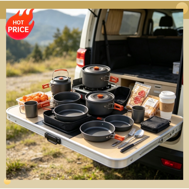 Conjunto de Cozinha para Campi - Camping Cooking Candle avaliação e preço